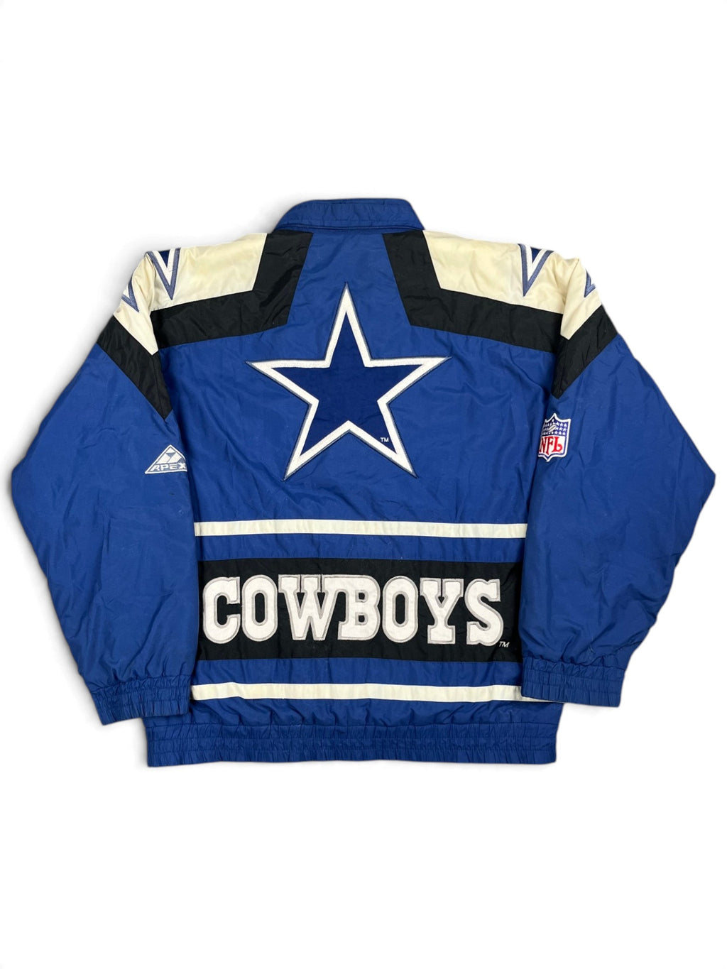 Veste vintage - Doudoune épaisse big logo brodé NFL Dallas Cowboys - Apex One (M)