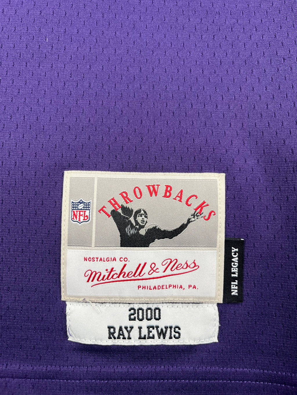Ray Lewis #52 - Baltimore Ravens Home 2000 - Mitchell & Ness (XL) - Maillot NFL