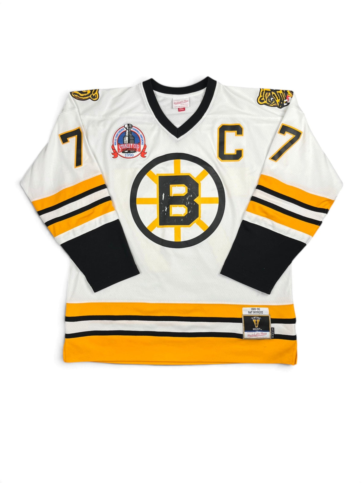 Ray Bourque #77 - Boston Bruins Home Stanley Cup 1990 - Mitchell & Ness (XL) - Maillot NHL