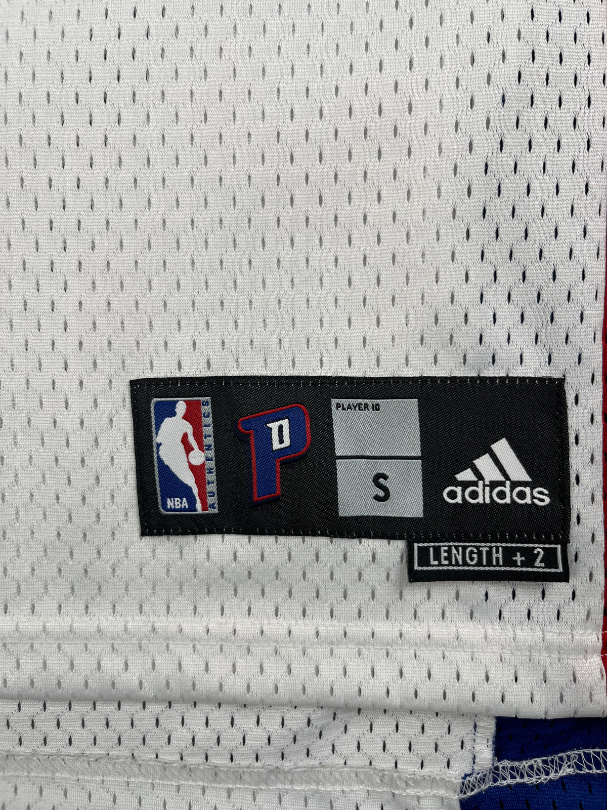Allen Iverson #1 - Detroit Pistons Home 2008-2009 - Adidas (S) - Maillot NBA