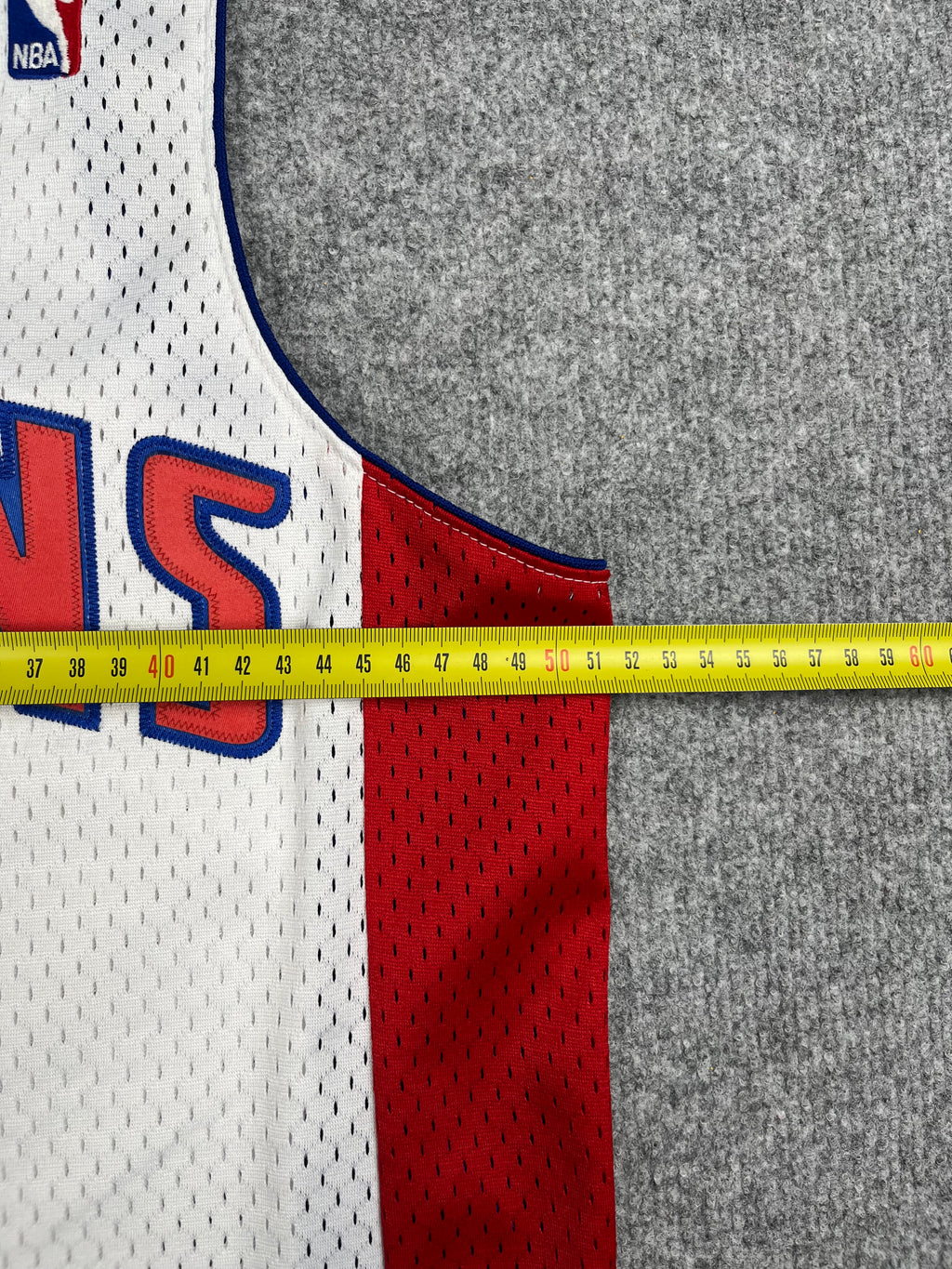 Allen Iverson #1 - Detroit Pistons Home 2008-2009 - Adidas (S) - Maillot NBA