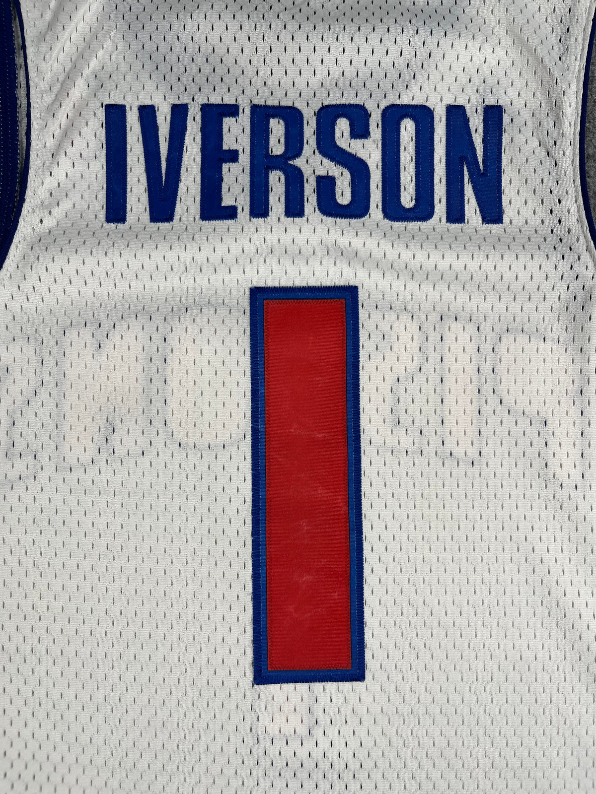 Allen Iverson #1 - Detroit Pistons Home 2008-2009 - Adidas (S) - Maillot NBA