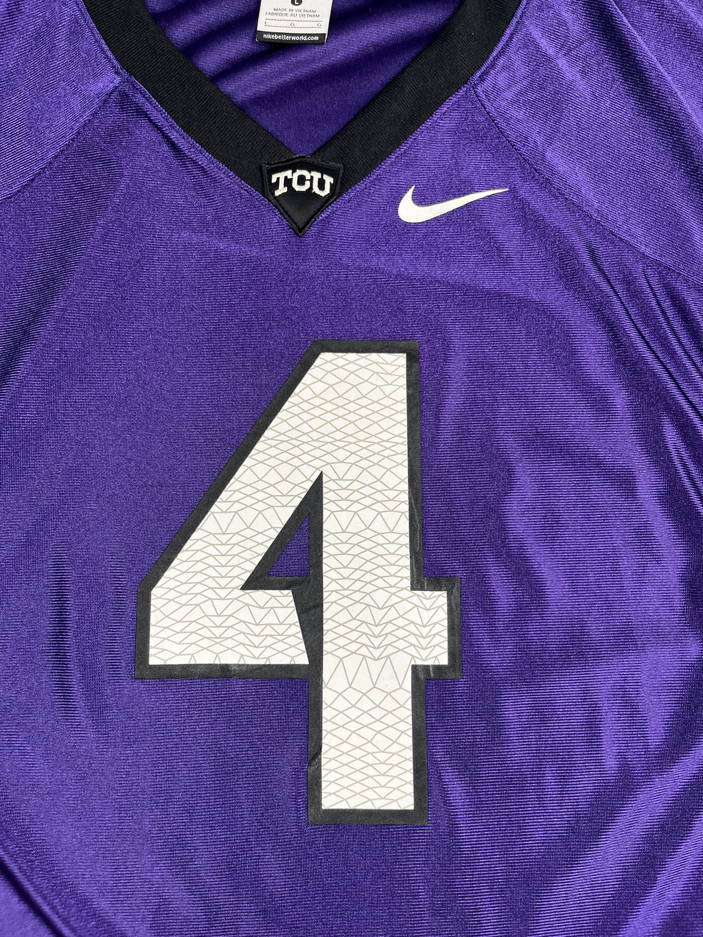 TCU Horned Frogs #4 - NCAA Big 12 Texas Christian University - Nike (L) - Maillot NFL