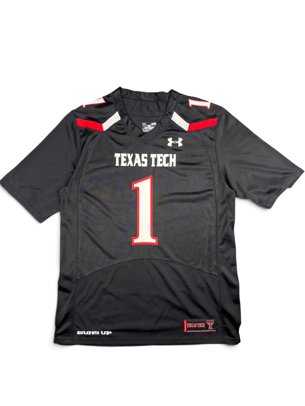 Texas Tech Red Raiders #1 - NCAA Big 12 Conference 2010's - Under Armour (L) - Maillot NFL