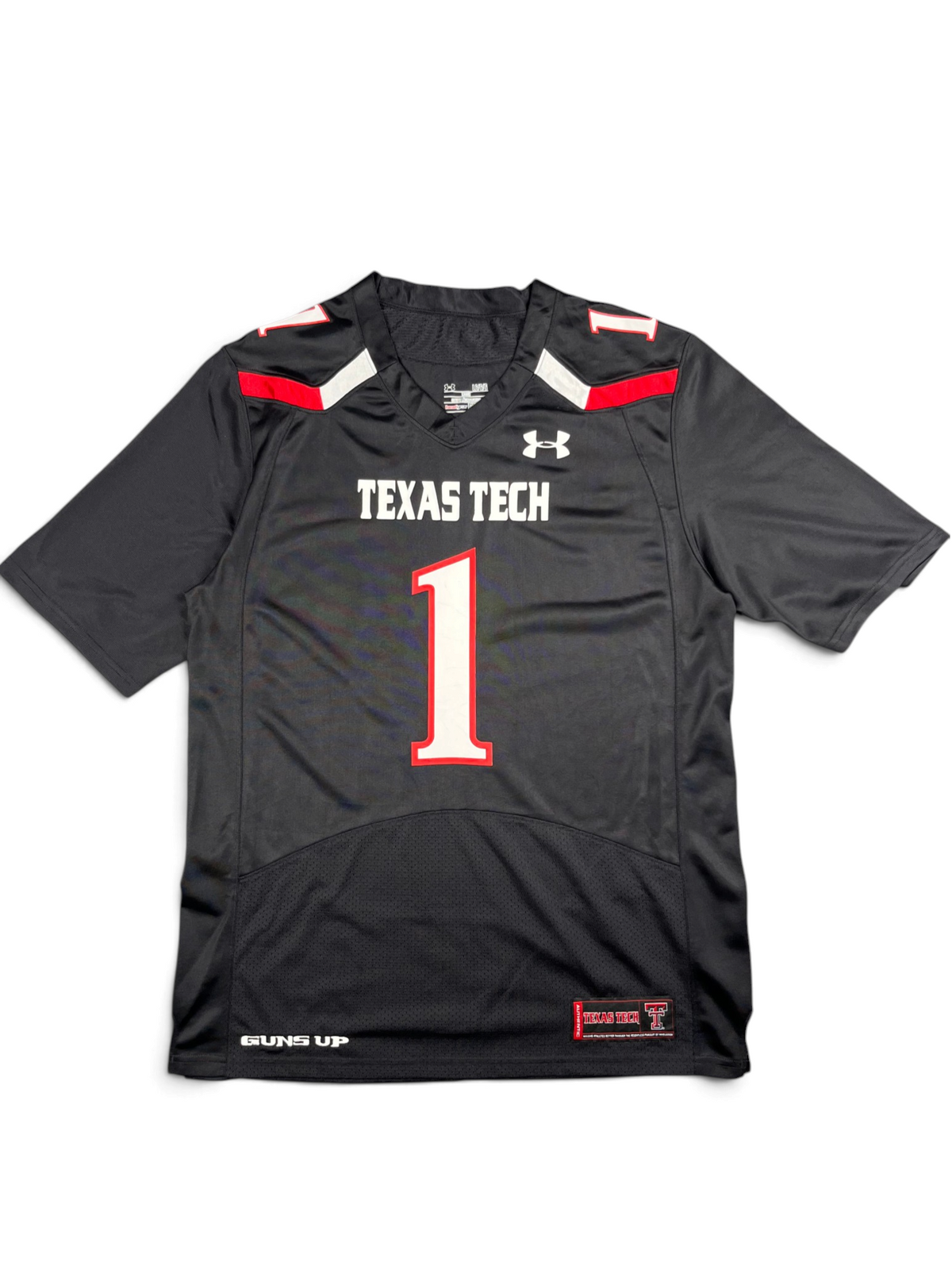 Texas Tech Red Raiders #1 - NCAA Big 12 Conference 2010's - Under Armour (L) - Maillot NFL