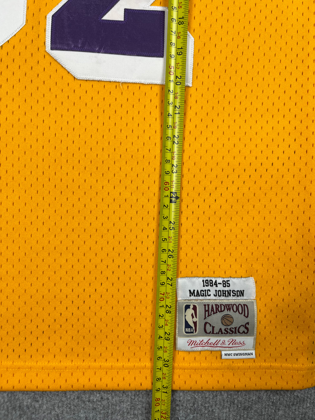 Magic Johnson #32 - Los Angeles Lakers Home 1984-1985 - Mitchell & Ness (M) - Maillot NBA