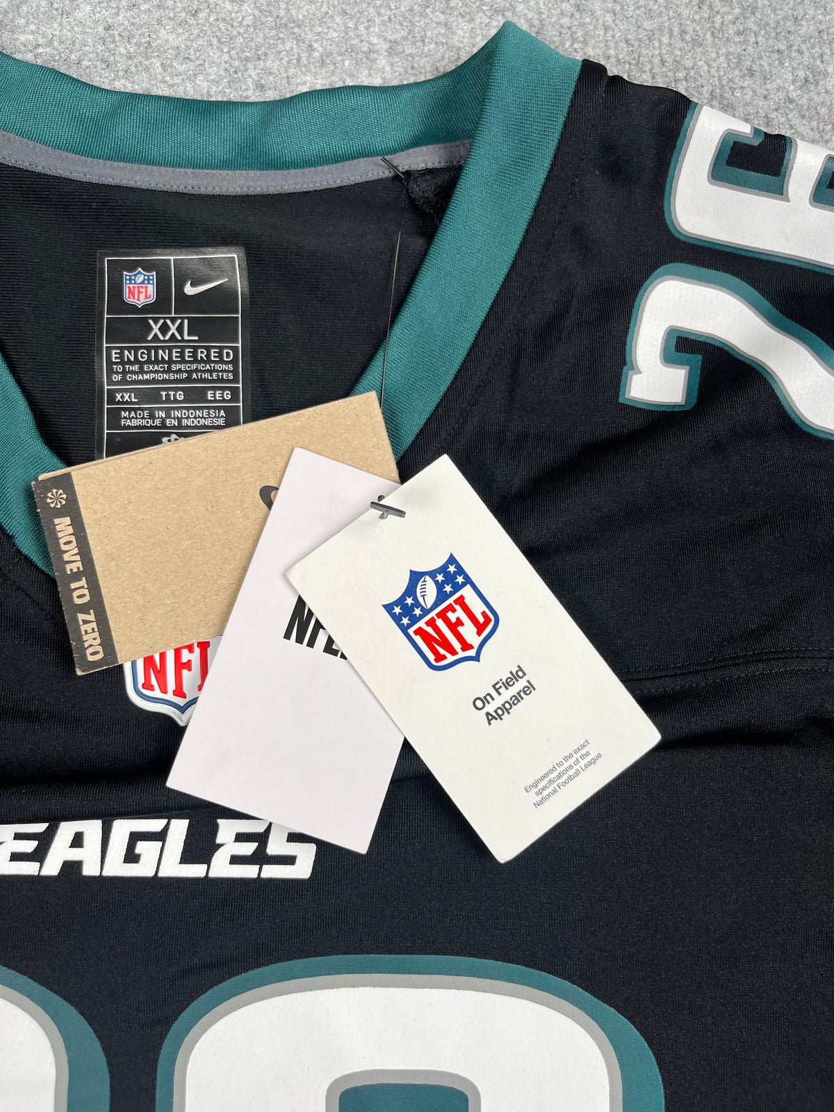 Saquon Barkley #26 - Philadelphia Eagles Alternate 2024-2026 - Nike (XXL) - Maillot NFL