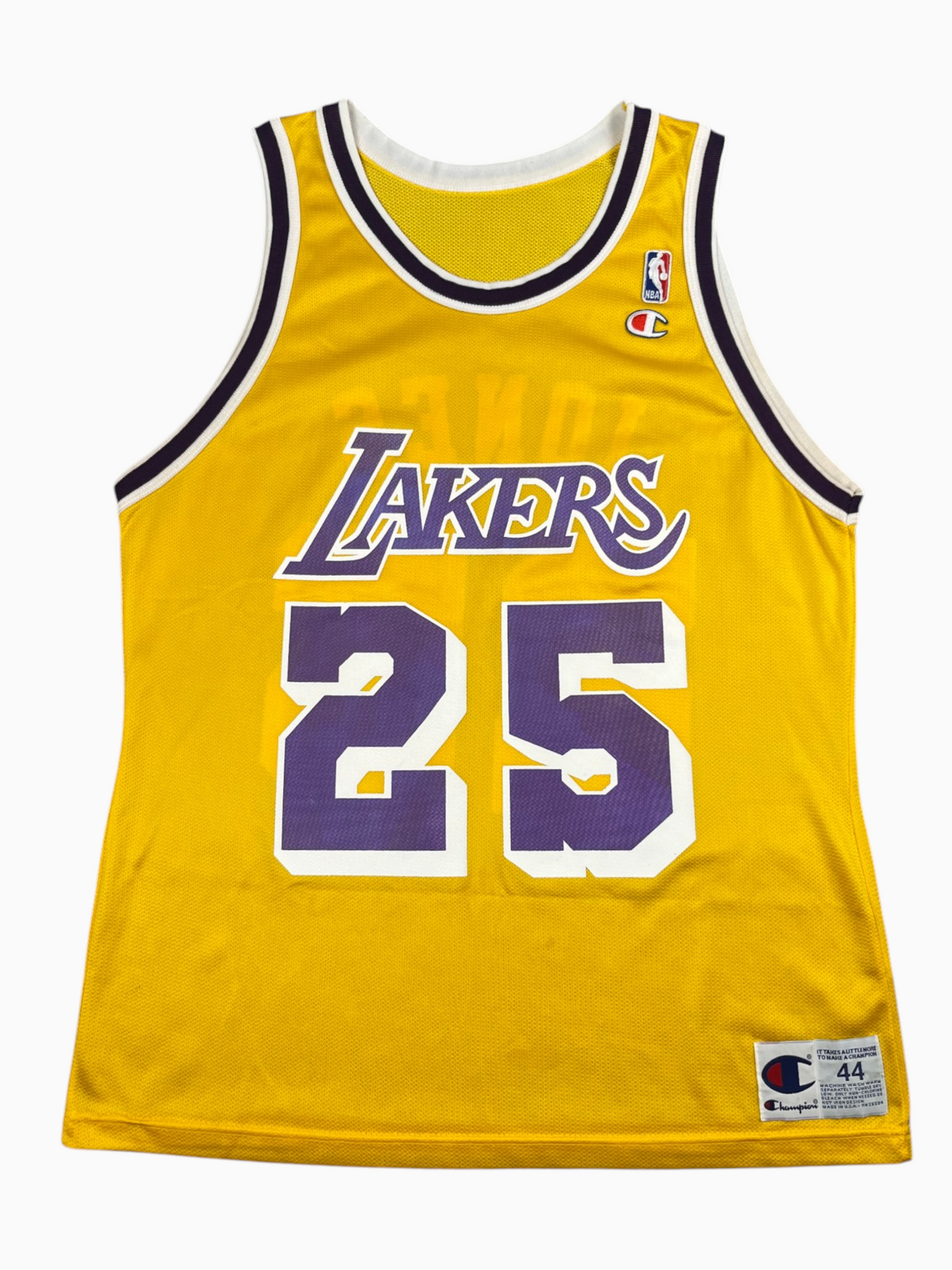 Eddie Jones #25 - Los Angeles Lakers Home 1995-1999 - Champion (M) - Maillot NBA
