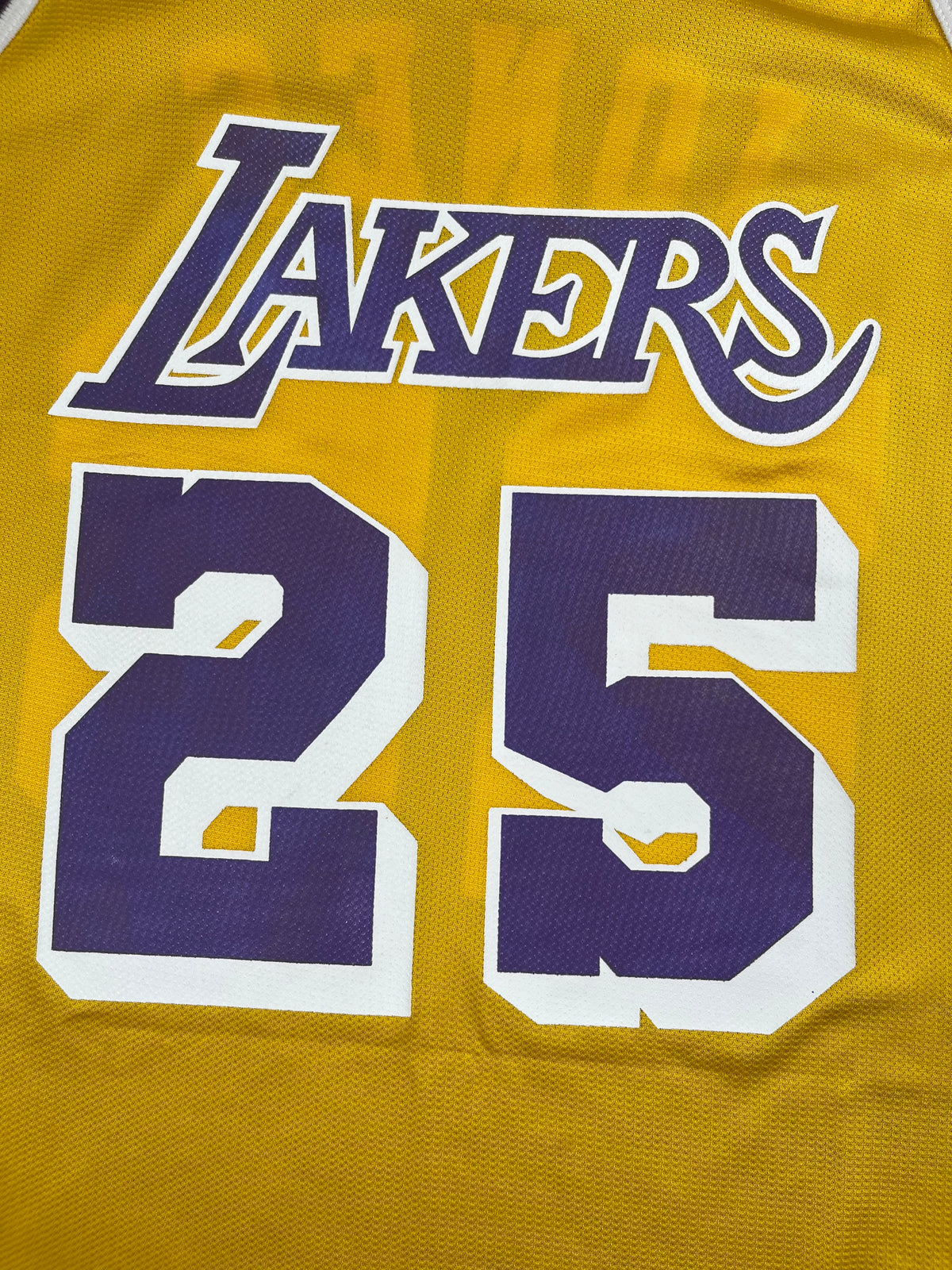 Eddie Jones #25 - Los Angeles Lakers Home 1995-1999 - Champion (M) - Maillot NBA
