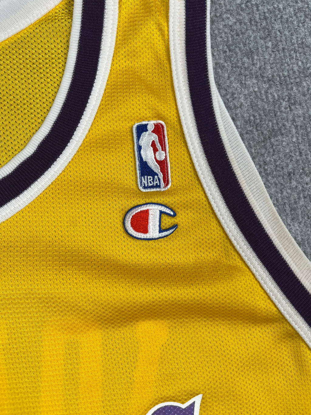 Eddie Jones #25 - Los Angeles Lakers Home 1995-1999 - Champion (M) - Maillot NBA