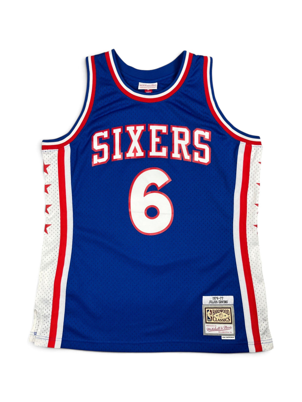 Julius Erving #6 - Philadelphie 76ers Away 1976-1977 - Mitchell & Ness (L) - Maillot NBA