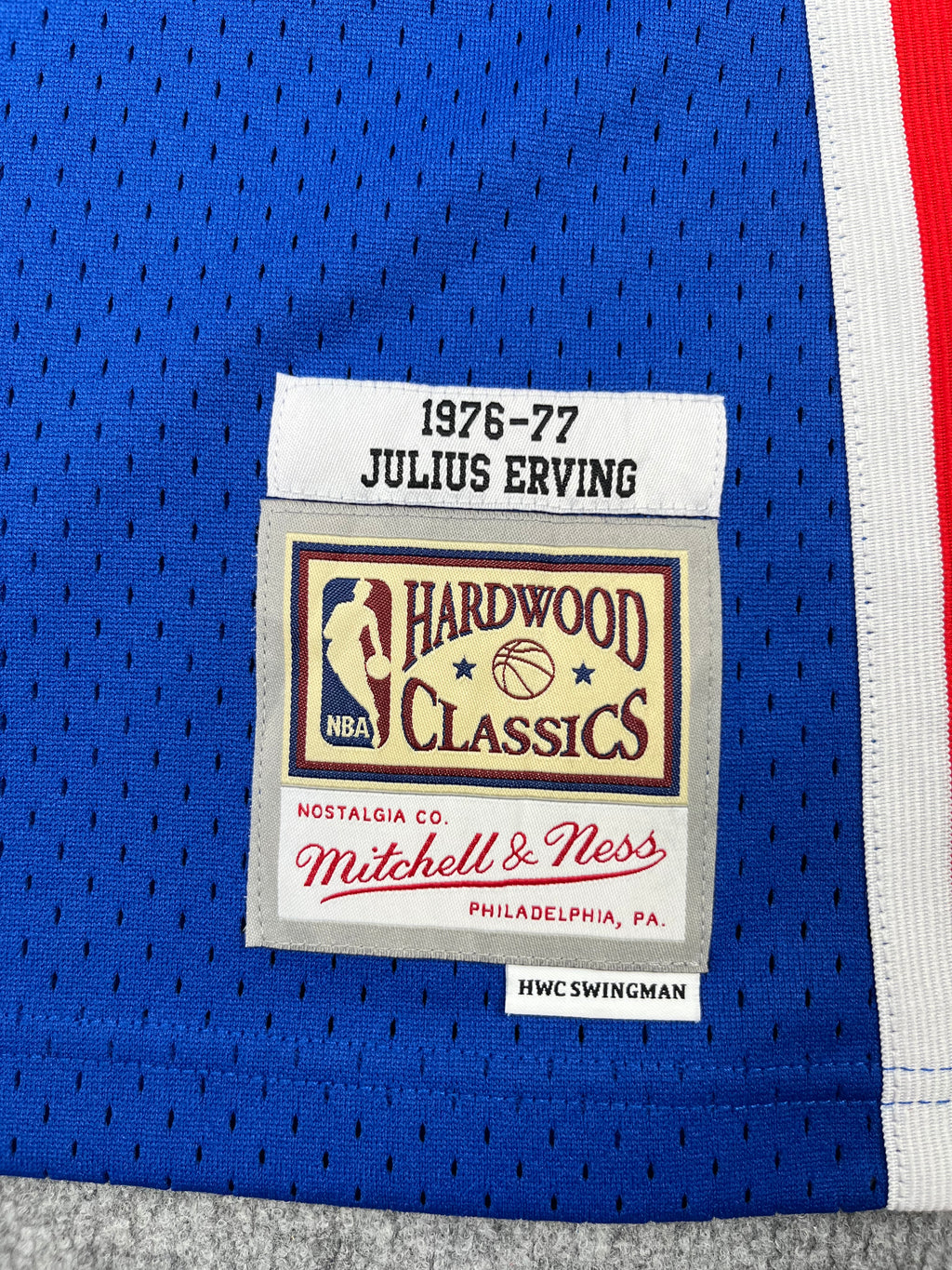 Julius Erving #6 - Philadelphie 76ers Away 1976-1977 - Mitchell & Ness (L) - Maillot NBA