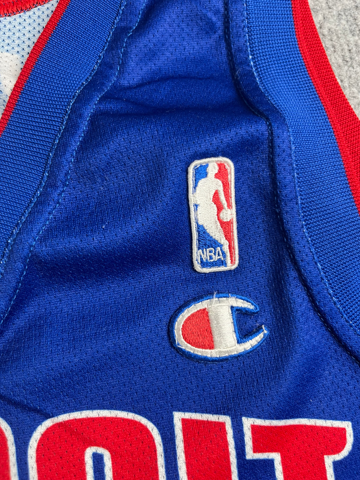Ben Wallace #3 - Detroit Pistons Away 2002-2006 - Champion (XXL) - Maillot NBA