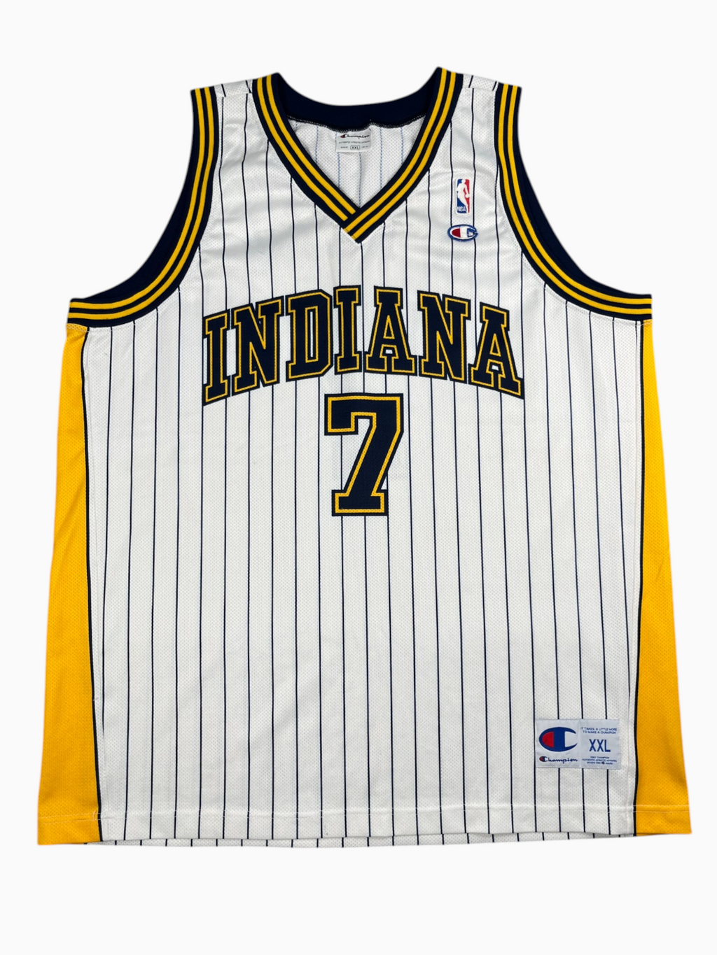 Jermaine O'Neal #7 - Indiana Pacers Home 2001-2005 - Champion (XXL) - Maillot NBA