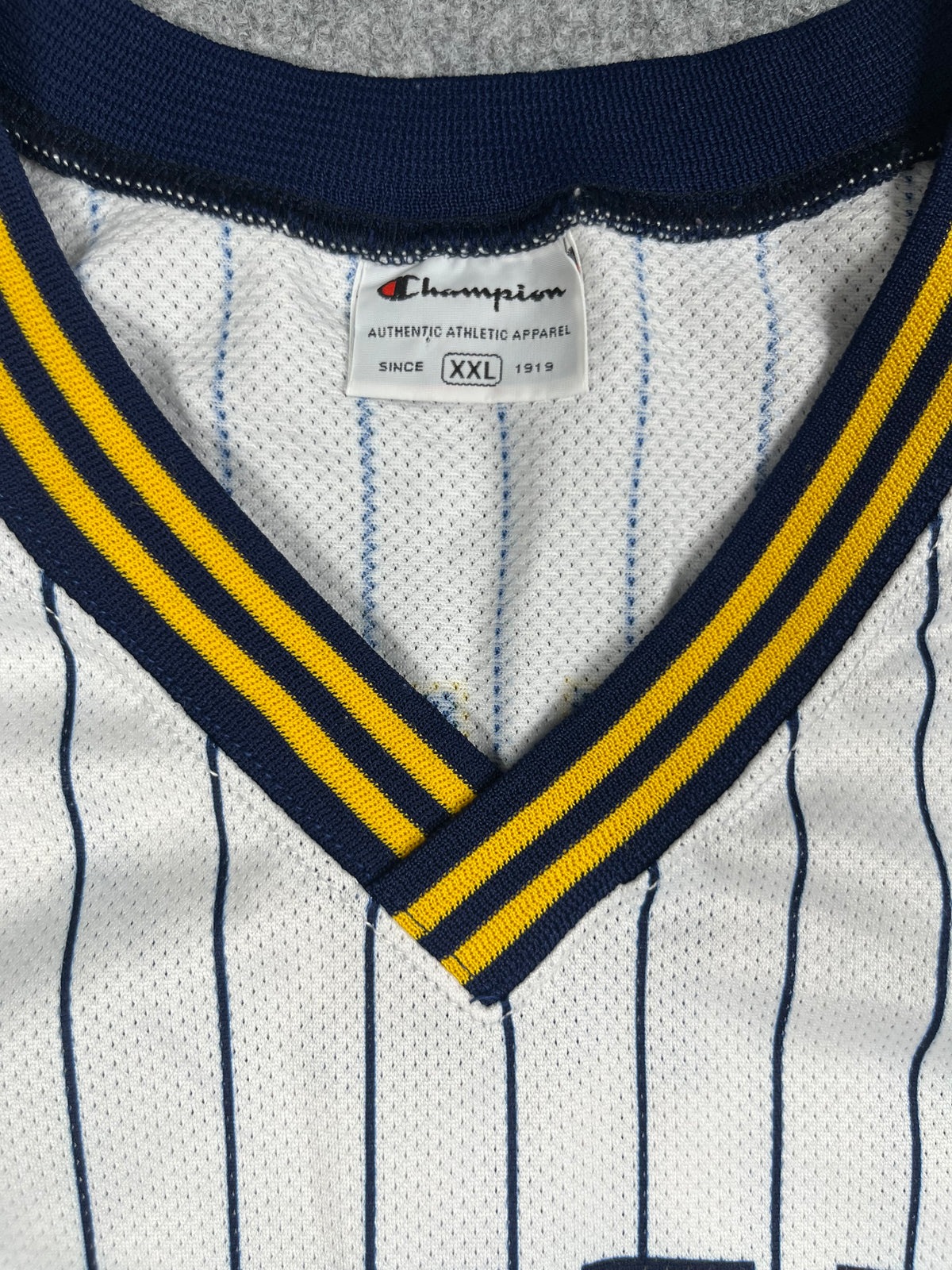 Jermaine O'Neal #7 - Indiana Pacers Home 2001-2005 - Champion (XXL) - Maillot NBA