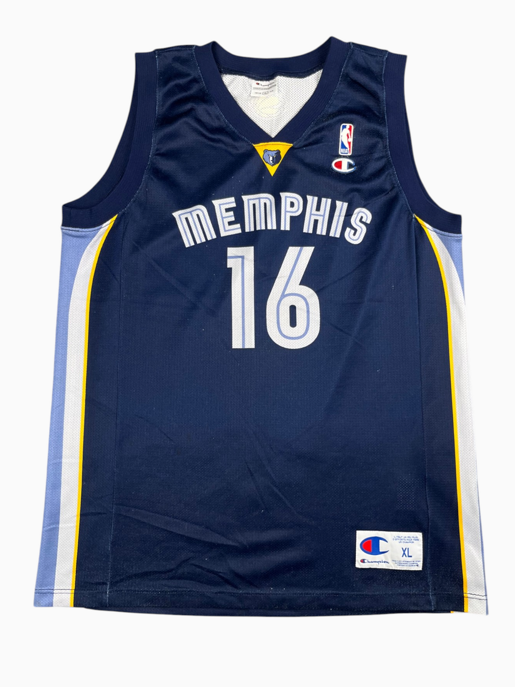 Pau Gasol #16 - Memphis Grizzlies Away 2005-2008 - Champion (XL) - Maillot NBA