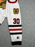Edward Belfour #30 - Chicago Blackhawks Home 1995-1997 - Starter (L) - Maillot NHL