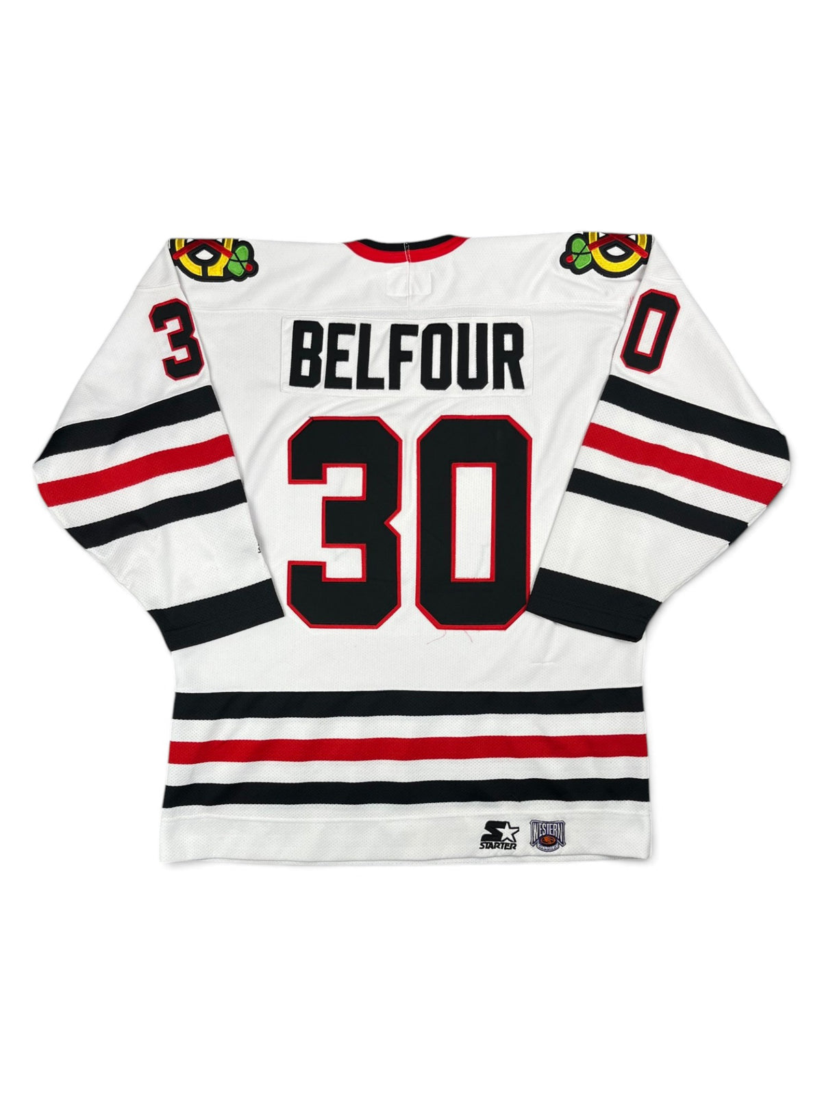 Edward Belfour #30 - Chicago Blackhawks Home 1995-1997 - Starter (L) - Maillot NHL