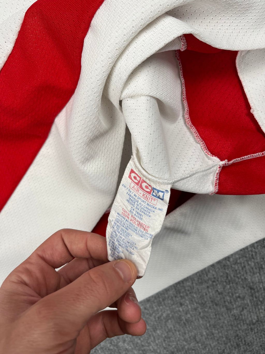 Maillot NHL - Detroit Red Wings Home 1995-1997 - CCM (L)