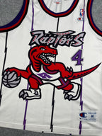 Vincenzo Esposito #4 - Toronto Raptors Home 1995-1996 - Champion (S) - Maillot NBA