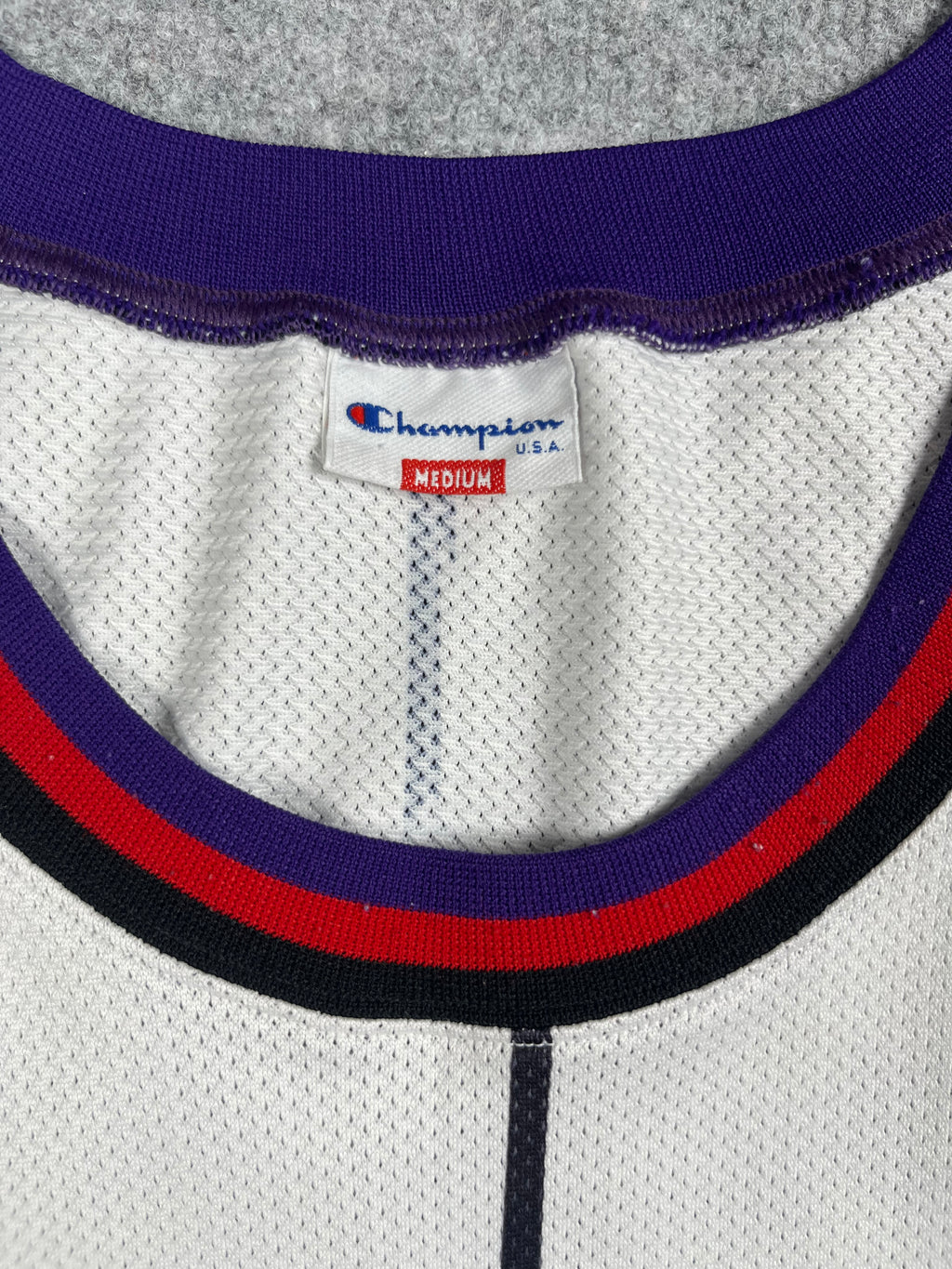 Vincenzo Esposito #4 - Toronto Raptors Home 1995-1996 - Champion (S) - Maillot NBA