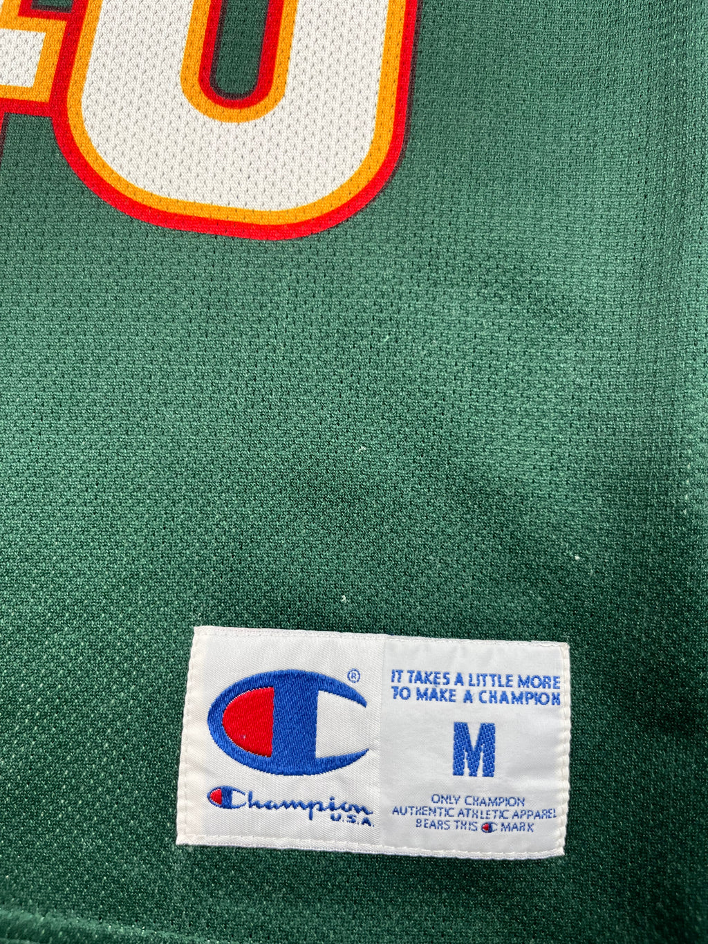 Shawn Kemp #40 - Seattle SuperSonics réversible 1996-1997 - Champion (M) - Maillot NBA