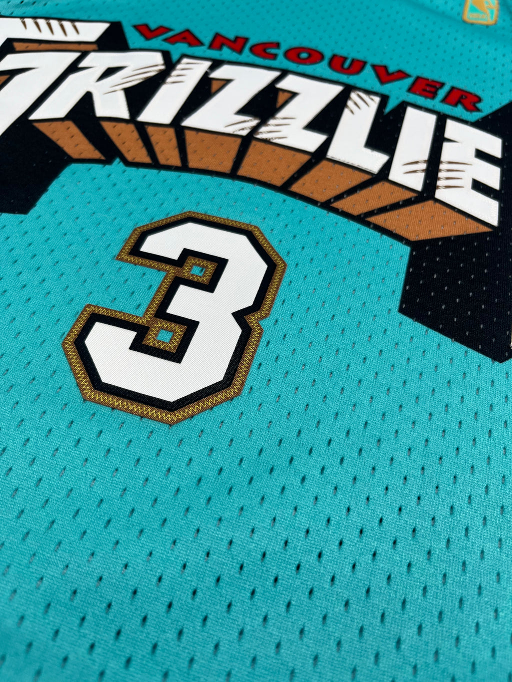 Shareef Abdur-Rahim #3 - Vancouver Grizzlies Home 1997-2001 - Mitchell & Ness (S) - Maillot NBA