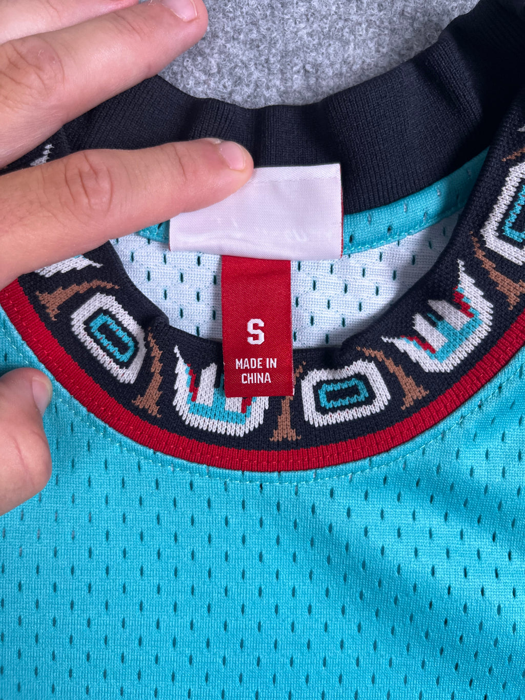 Shareef Abdur-Rahim #3 - Vancouver Grizzlies Home 1997-2001 - Mitchell & Ness (S) - Maillot NBA