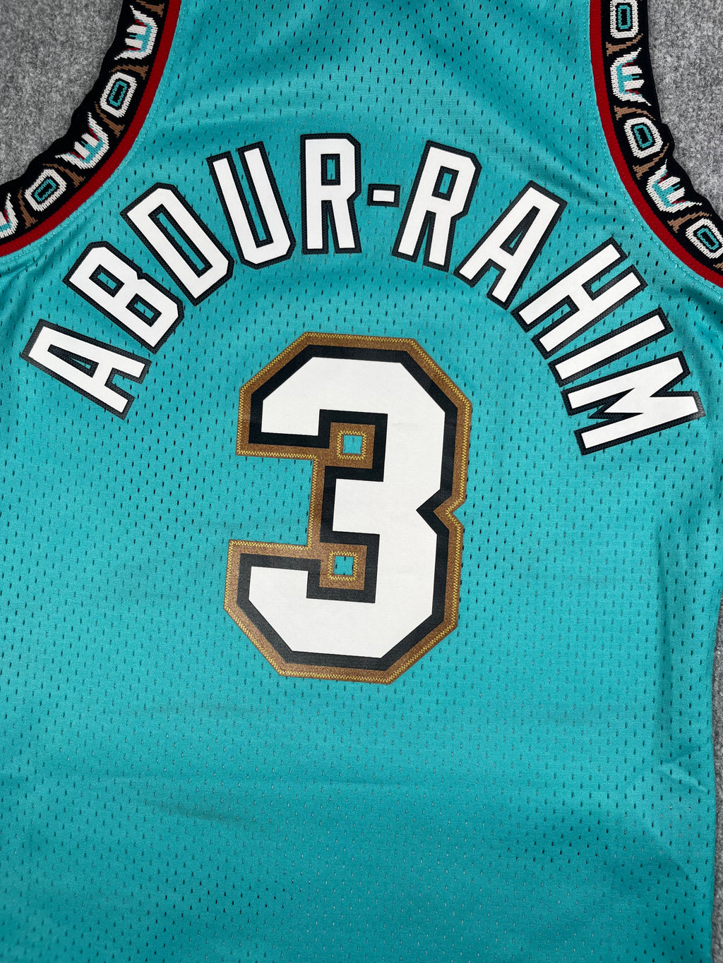 Shareef Abdur-Rahim #3 - Vancouver Grizzlies Home 1997-2001 - Mitchell & Ness (S) - Maillot NBA