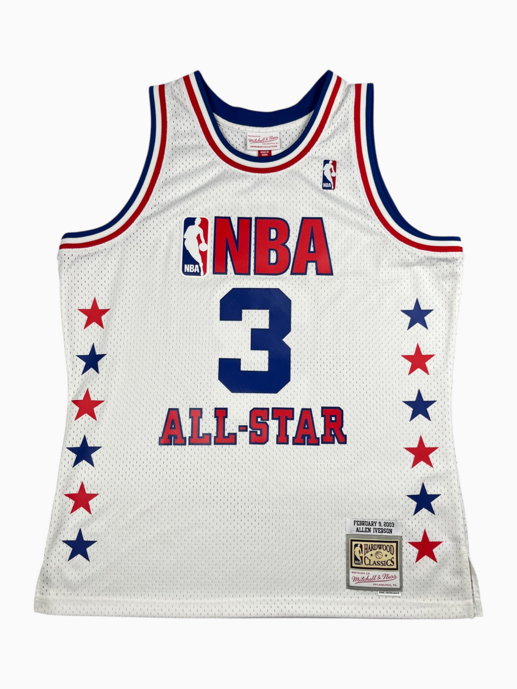 Allen Iverson #3 - Philadelphie 76ers All Star Game 2003 - Mitchell & Ness (L) - Maillot NBA