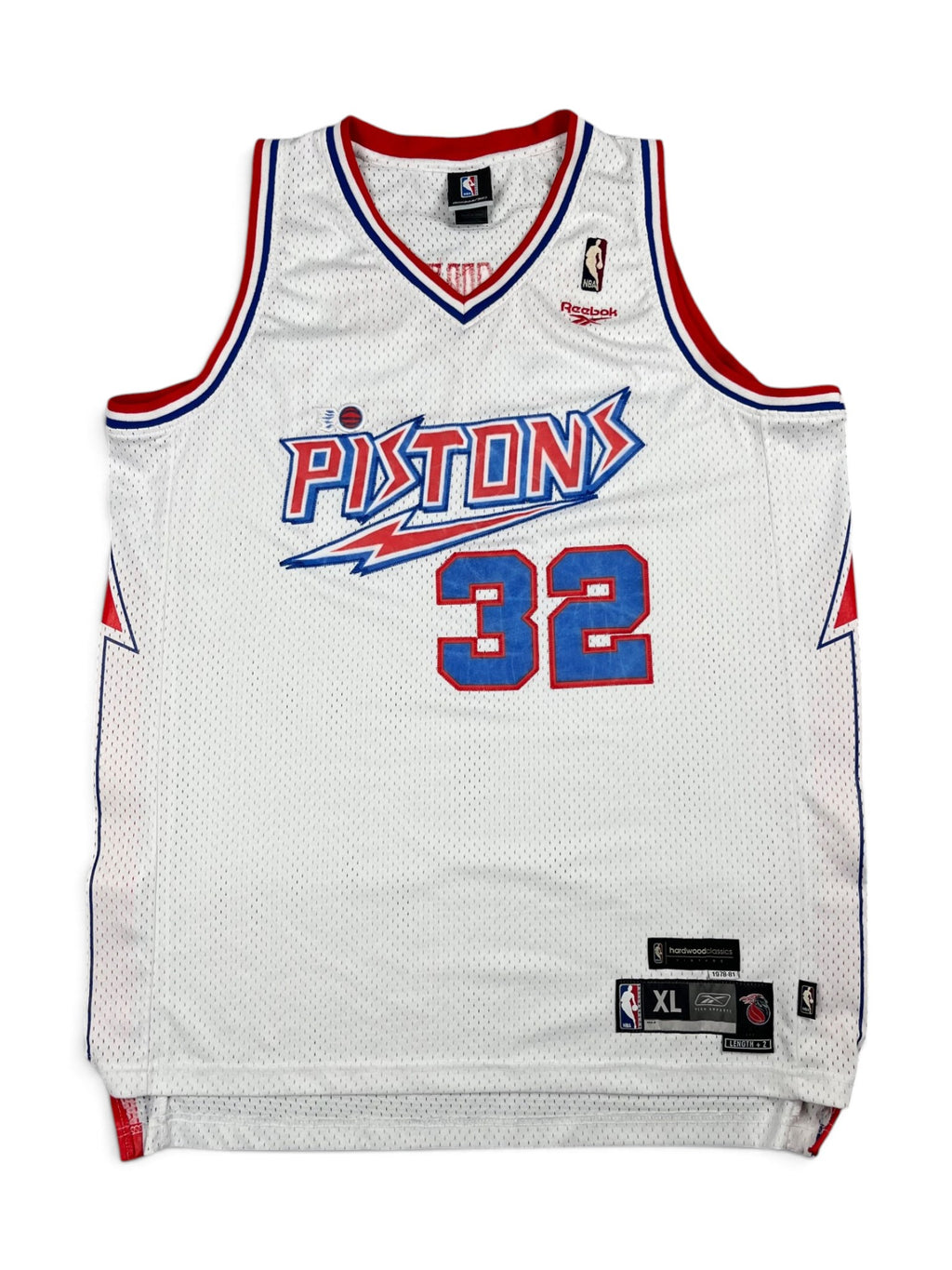 Richard "Rip" Hamilton #32 - Detroit Pistons Hardwood Classics 1978-1981 - Reebok (XL) - Maillot NBA