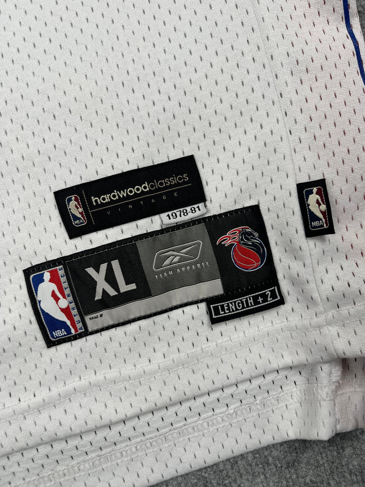 Richard "Rip" Hamilton #32 - Detroit Pistons Hardwood Classics 1978-1981 - Reebok (XL) - Maillot NBA