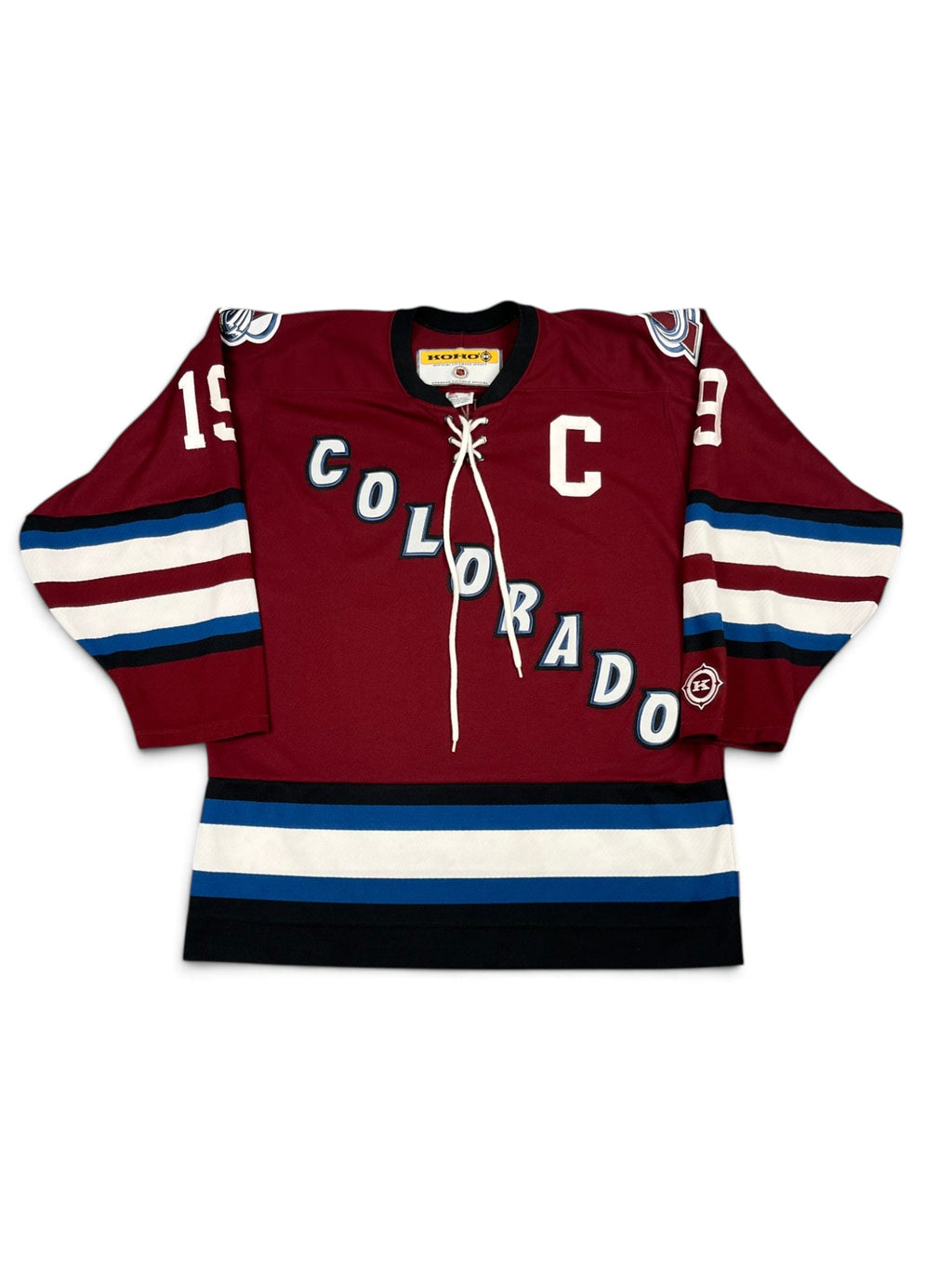 Joe Sakic #19 - Colorado Avalanche Third 2001-2004 - Koho (M) - Maillot NHL