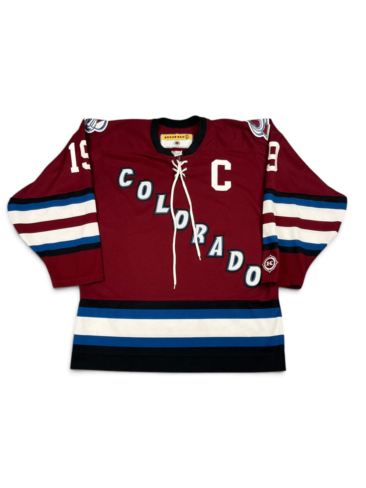 Joe Sakic #19 - Colorado Avalanche Third 2001-2004 - Koho (M) - Maillot NHL