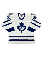 Tie Domi #28 - Toronto Maple Leafs Home 1995-1997 - CCM (L) - Maillot NHL