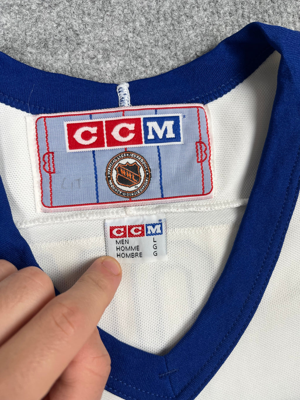 Tie Domi #28 - Toronto Maple Leafs Home 1995-1997 - CCM (L) - Maillot NHL