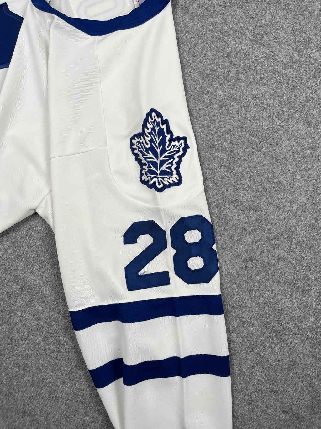 Tie Domi #28 - Toronto Maple Leafs Home 1995-1997 - CCM (L) - Maillot NHL