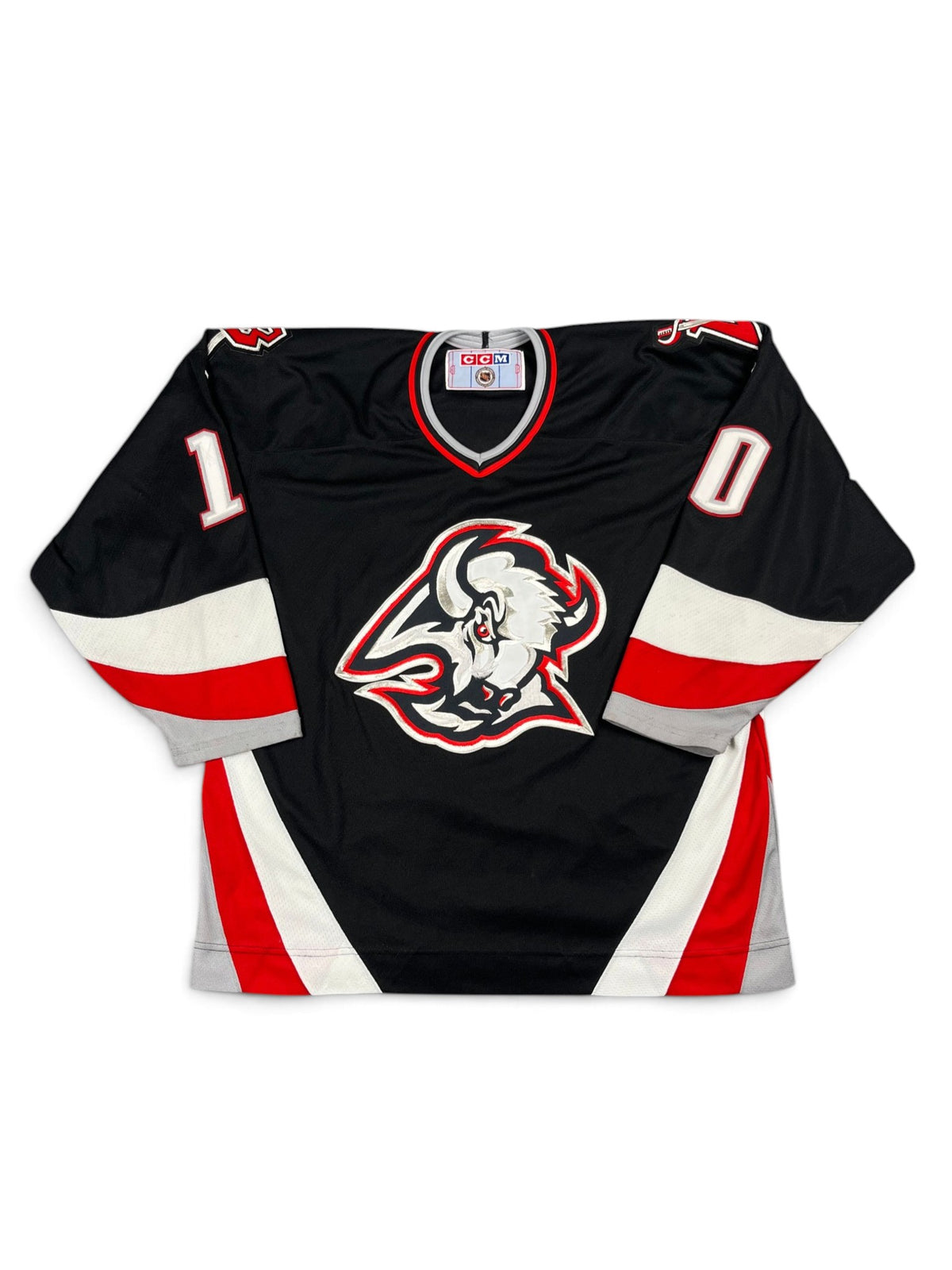 Brad May #10 - Buffalo Sabres Away 1997 - CCM (L/XL) - Maillot NHL