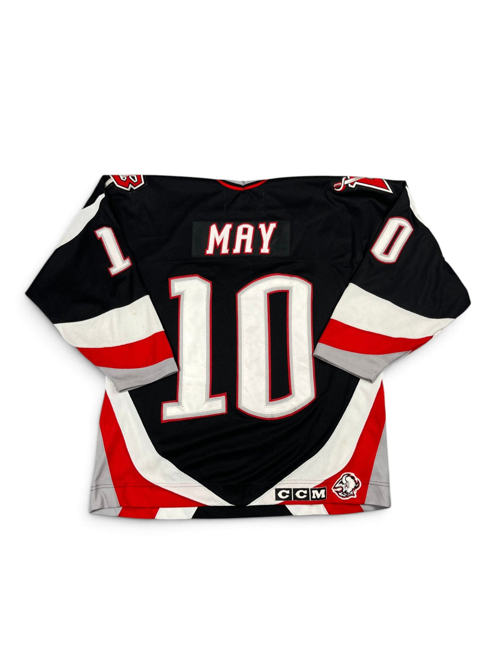 Brad May #10 - Buffalo Sabres Away 1997 - CCM (L/XL) - Maillot NHL