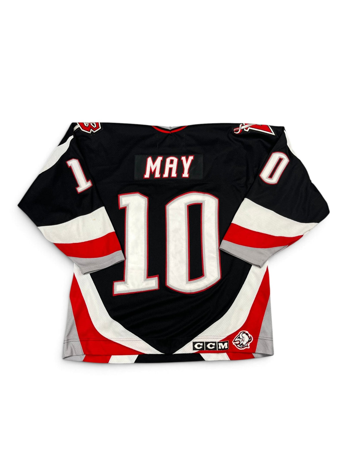 Brad May #10 - Buffalo Sabres Away 1997 - CCM (L/XL) - Maillot NHL
