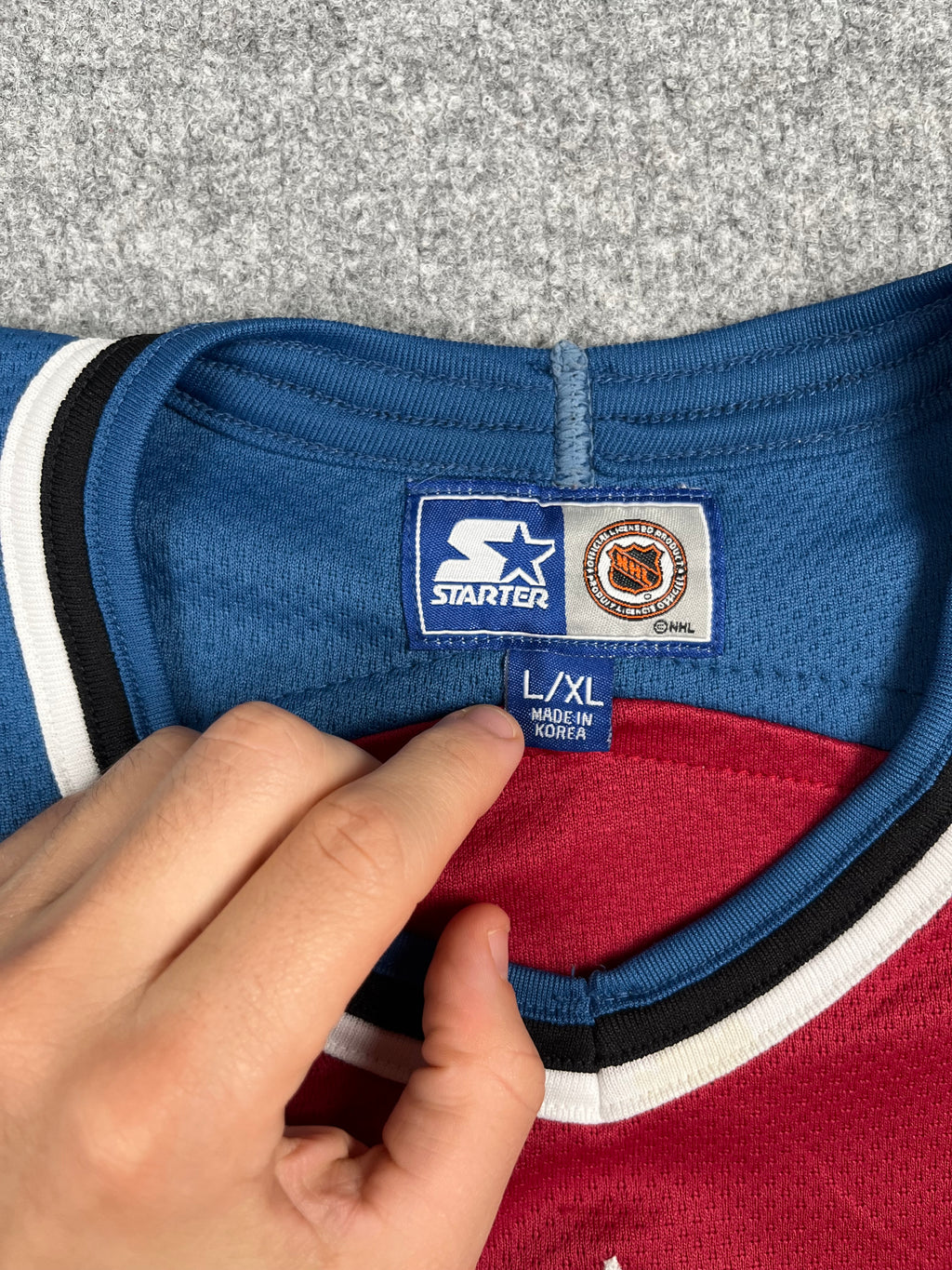 Maillot NHL - Colorado Avalanche Away 1995-1999 - Starter (S)