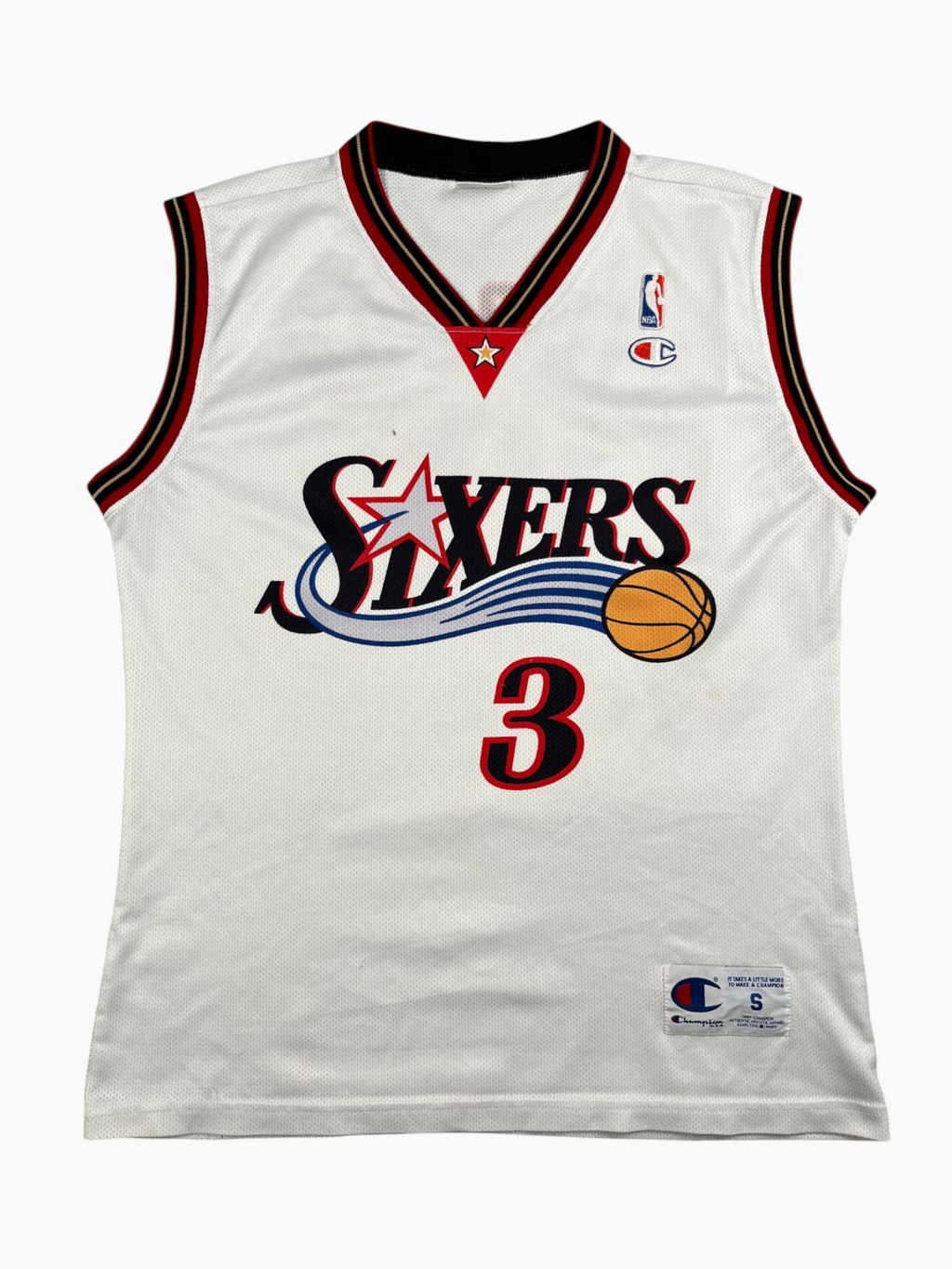 Allen Iverson #3 - Philadelphie 76ers Home 2001-2007 - Champion (S) - Maillot NBA
