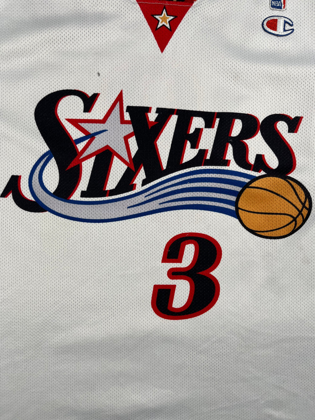 Allen Iverson #3 - Philadelphie 76ers Home 2001-2007 - Champion (S) - Maillot NBA