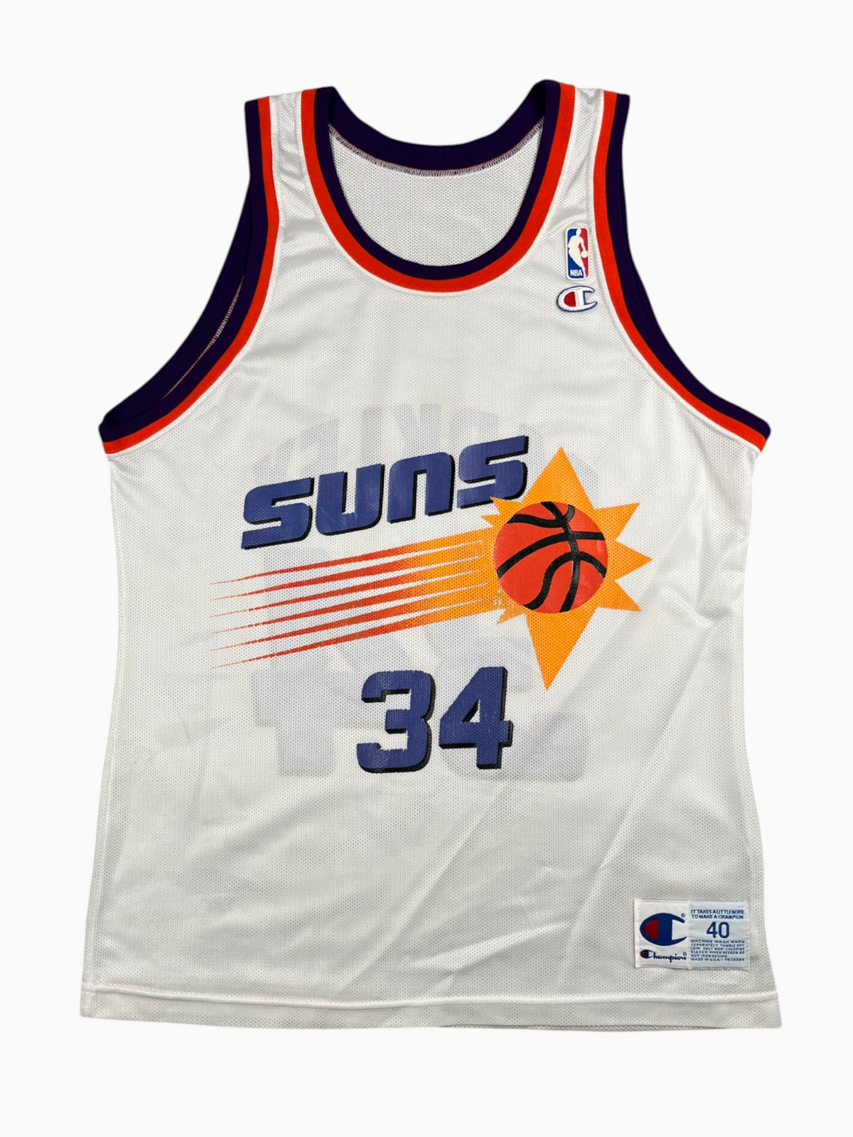 Charles Barkley #34 - Phoenix Suns Home 1993-1996 - Champion (S) - Maillot NBA
