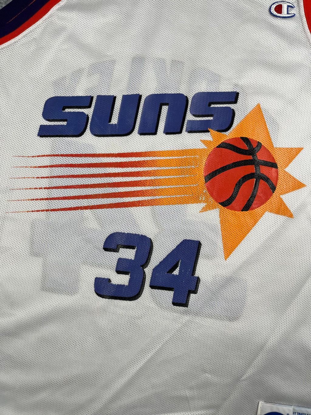 Charles Barkley #34 - Phoenix Suns Home 1993-1996 - Champion (S) - Maillot NBA
