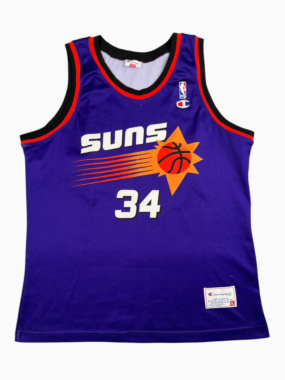 Charles Barkley #34 - Phoenix Suns Away 1993-1996 - Champion (XL) - Maillot NBA