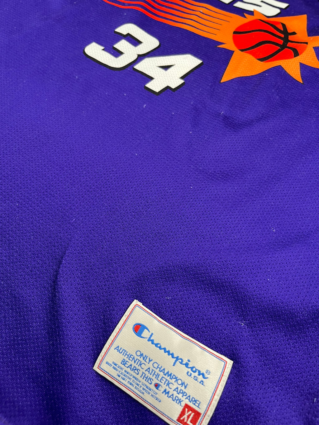 Charles Barkley #34 - Phoenix Suns Away 1993-1996 - Champion (XL) - Maillot NBA