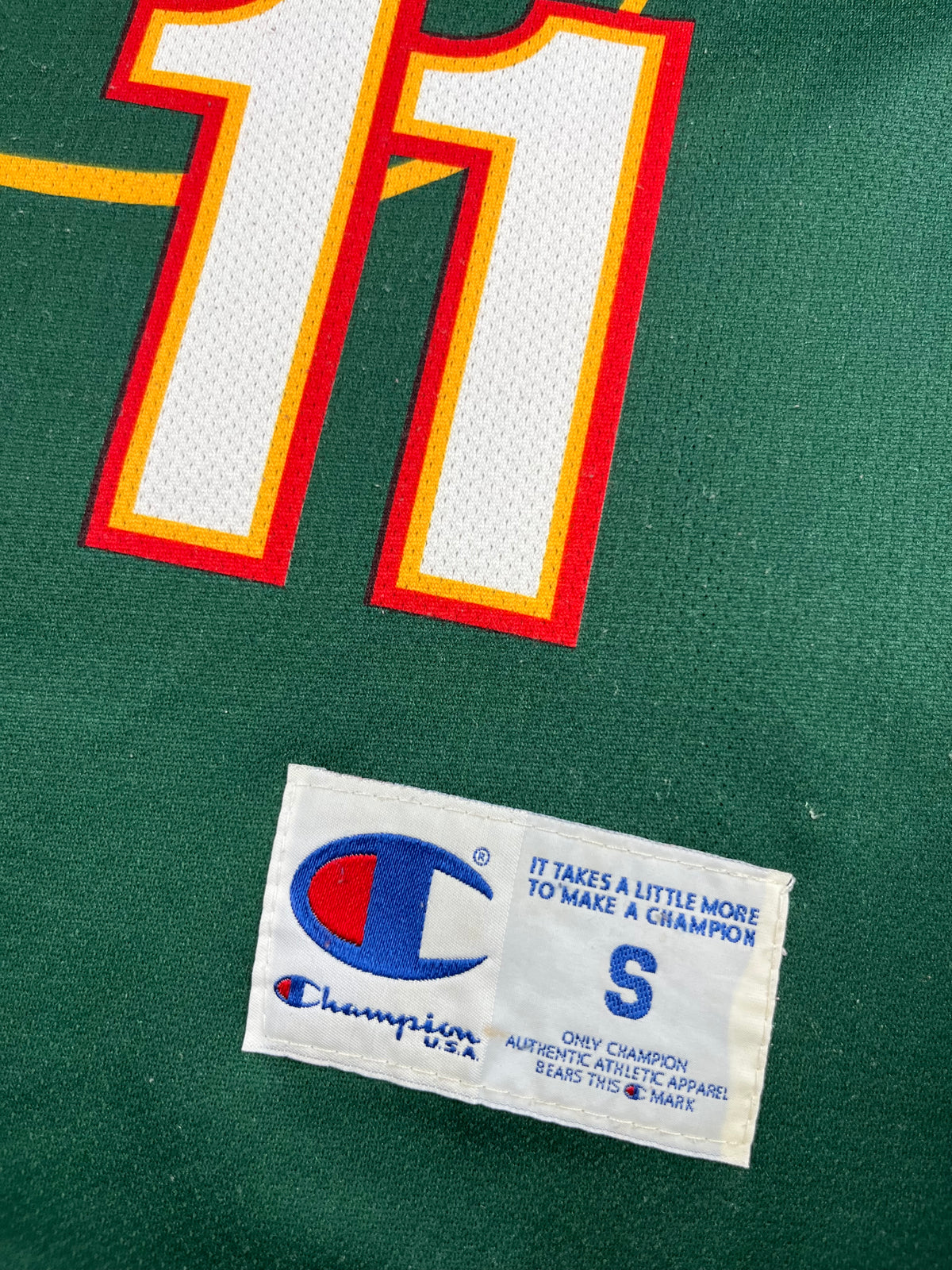 Detlef Schrempf #11 - Seattle SuperSonics Away 1996-1999 - Champion (S) - Maillot NBA