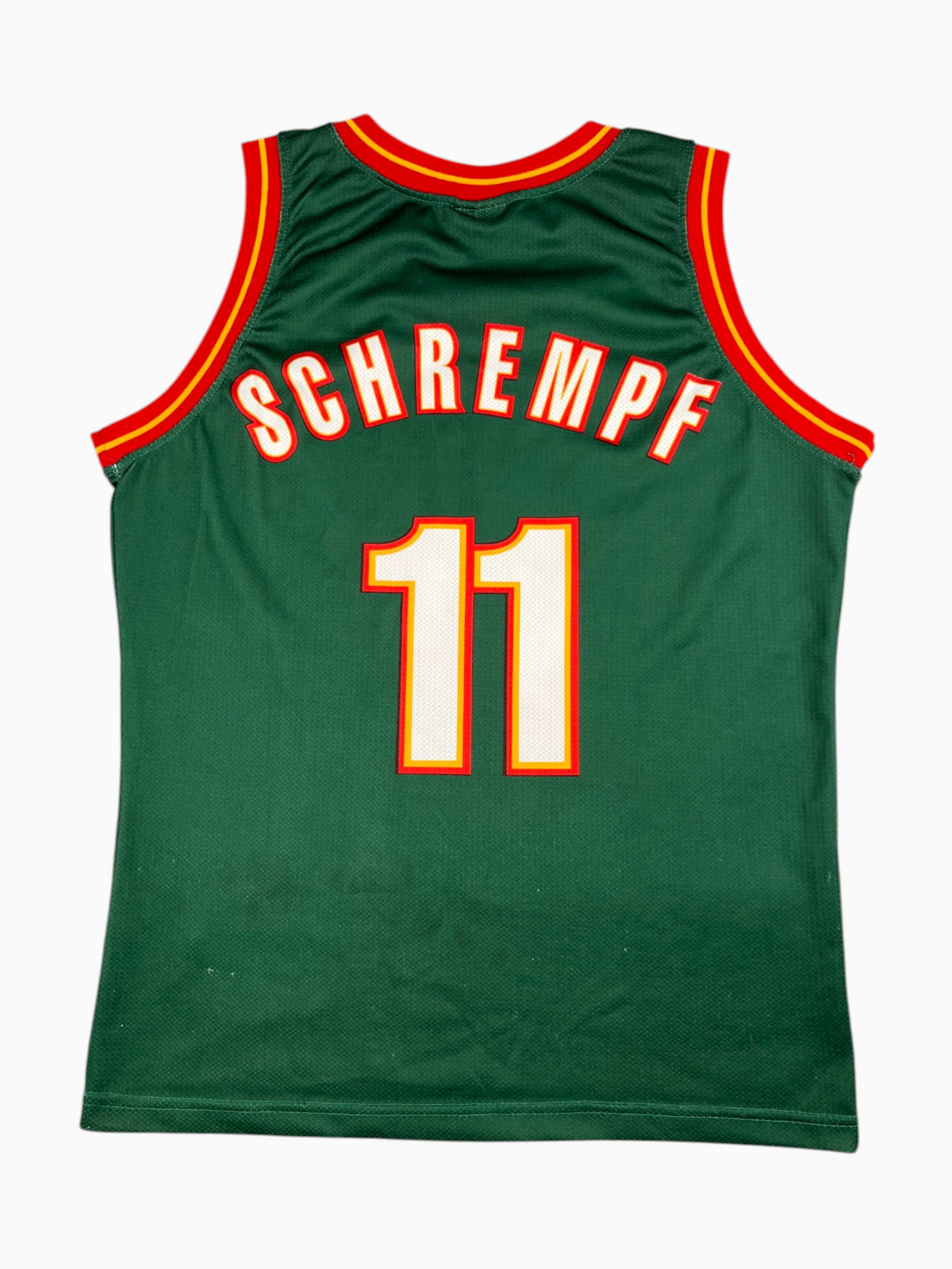Detlef Schrempf #11 - Seattle SuperSonics Away 1996-1999 - Champion (S) - Maillot NBA