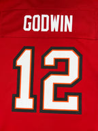 Chris Godwin #12 - Tampa Bay Buccaneers home 2017-2019 - Nike (S) - Maillot NFL